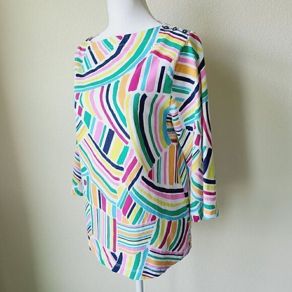 Fresh‎ Produce Tunic Small Seaglass Sundrenched Catalina Artsy Cotton Jersey - Picture 6 of 11